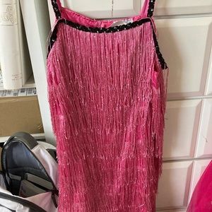 Pink Flapper Halloween dress !